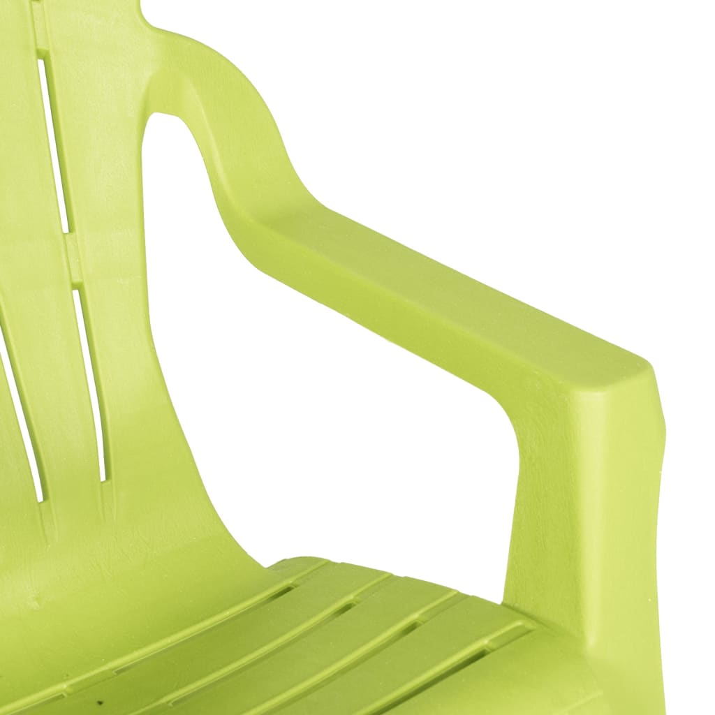 Garden Chairs 2 Pcs For Children 37X34X44Cm Pp Wooden Look