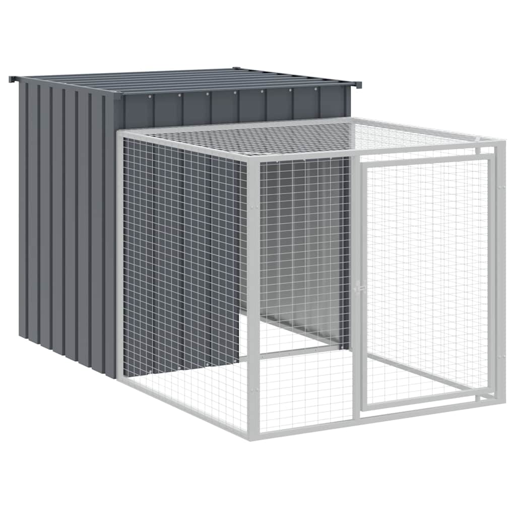 Small Animal Habitats & Cages Large Chicken Coop Cage Run Galvanised Steel Hen H