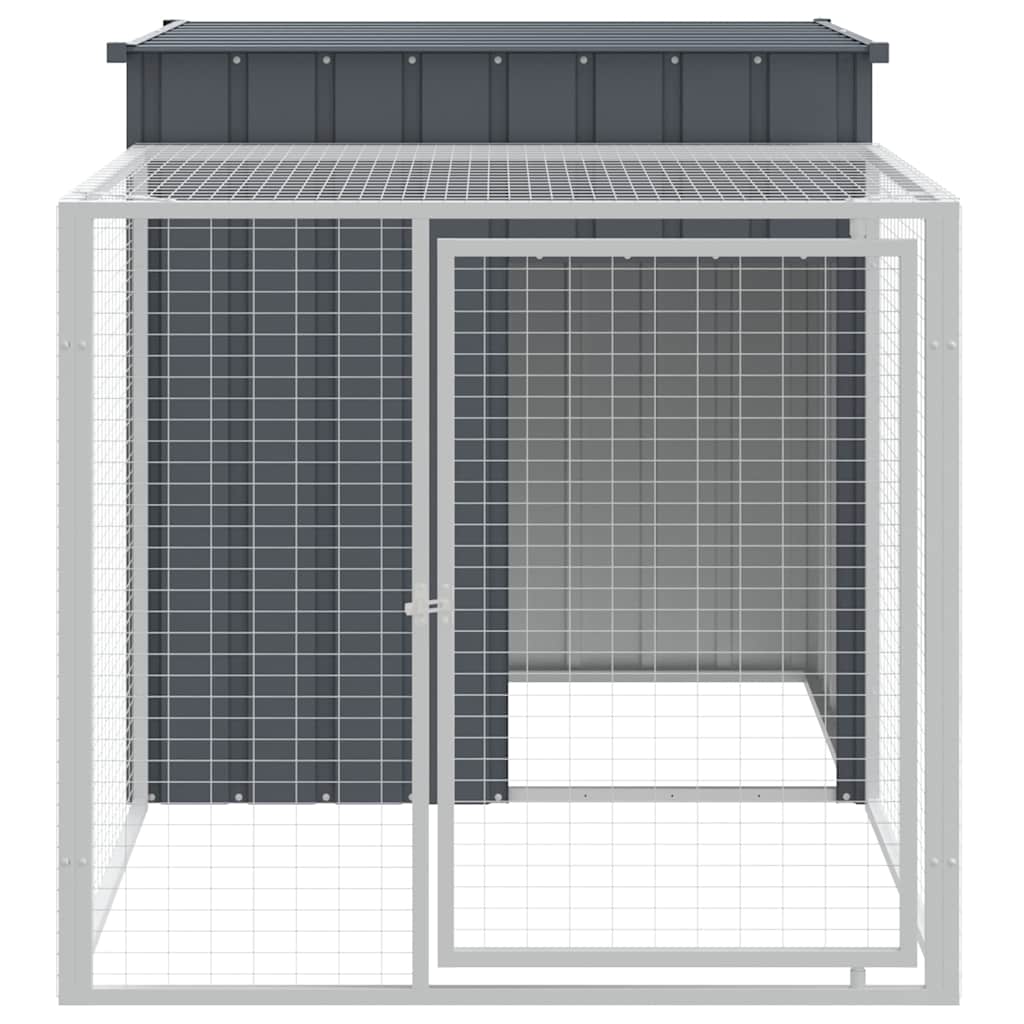 Small Animal Habitats & Cages Large Chicken Coop Cage Run Galvanised Steel Hen H