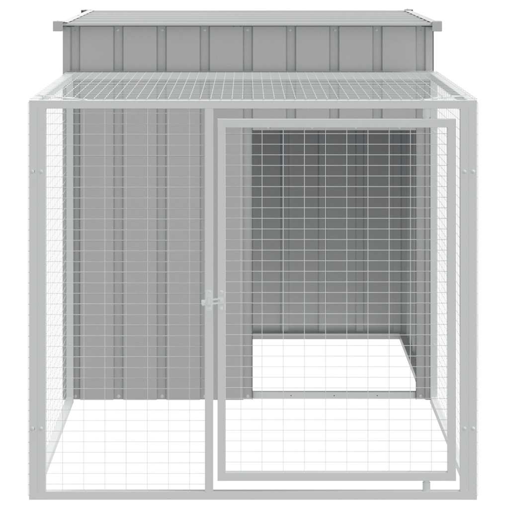 Small Animal Habitats & Cages Large Chicken Coop Cage Run Galvanised Steel Hen H