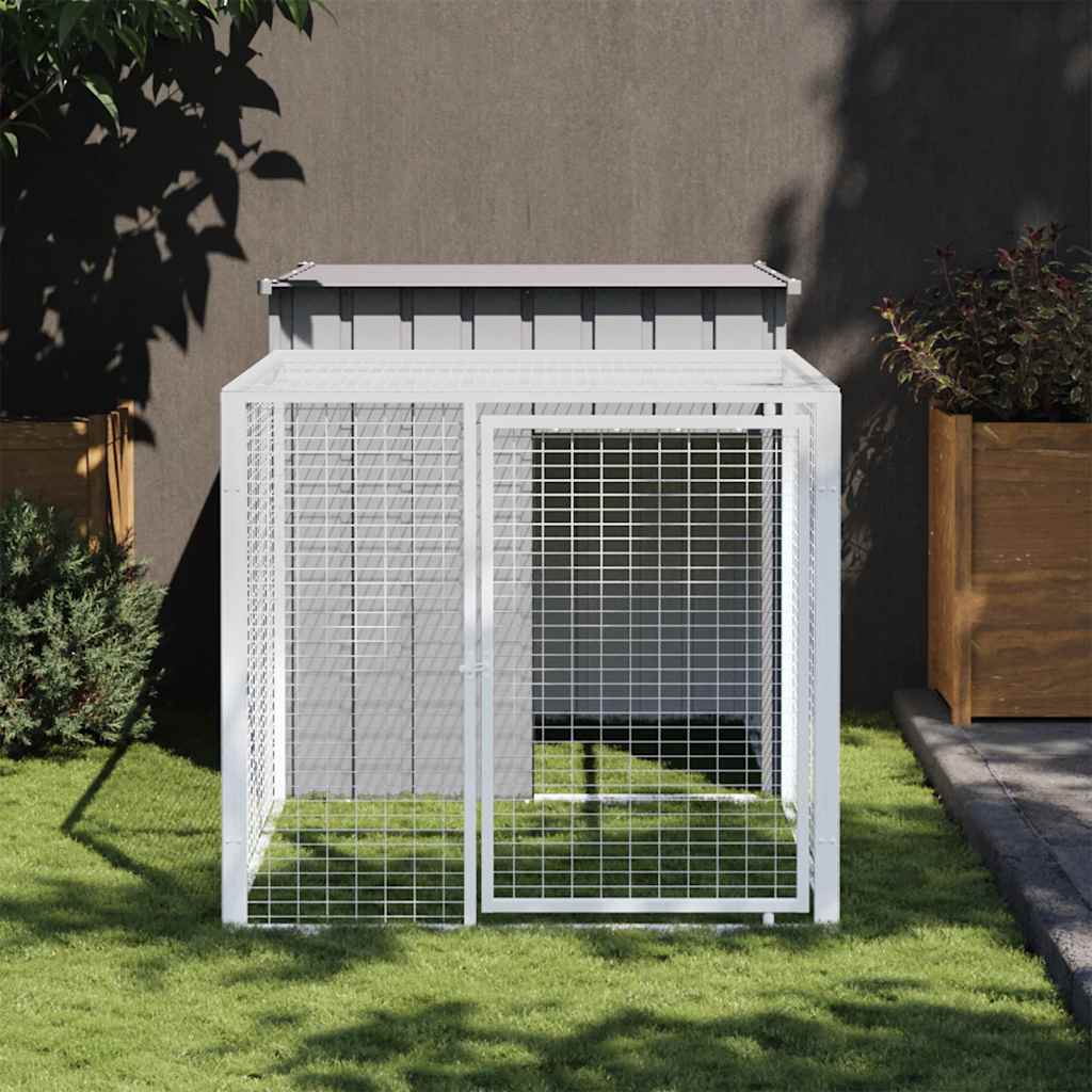 Small Animal Habitats & Cages Large Chicken Coop Cage Run Galvanised Steel Hen H
