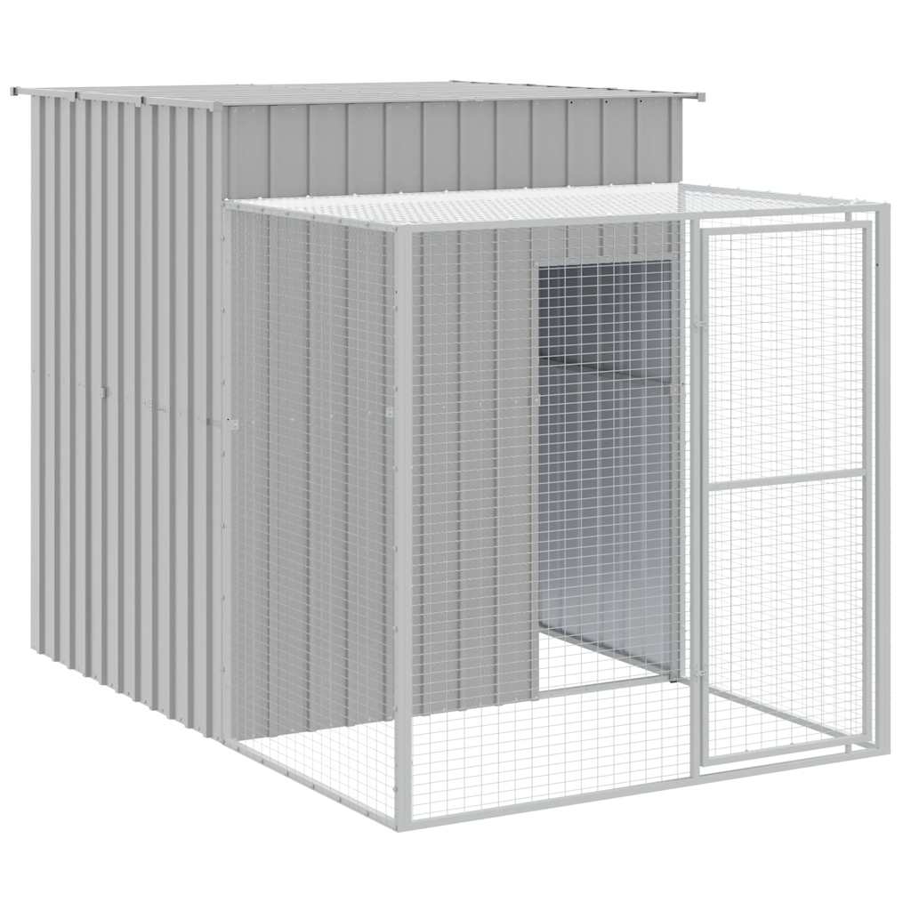 Chicken Cage With Run Galvanised Steel