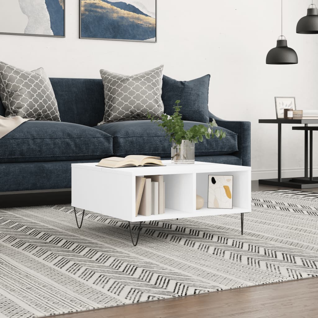 Coffee Table 60X60X30 Cm Engineered Wood