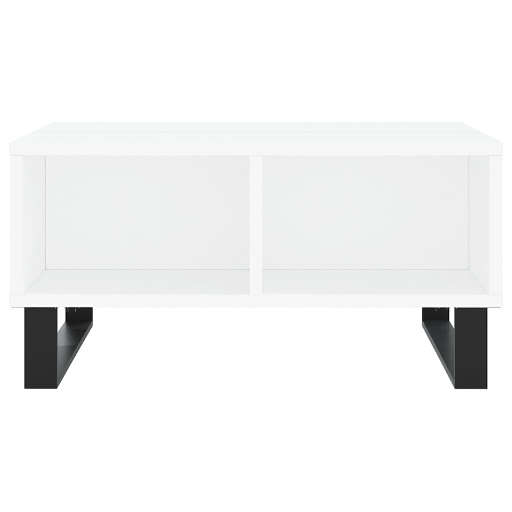 Coffee Table White 60x60x30cm Modern Living Room Side grey sonoma iron 60 cm