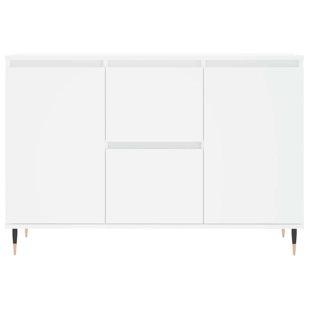 Sideboard 101.5X35X70 Cm Engineered Wood Black Oak Grey Sonoma Concrete Grey 101