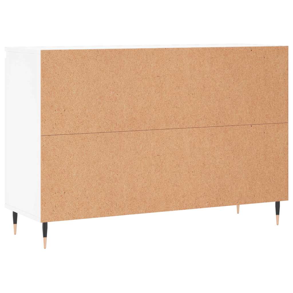 Sideboard 101.5X35X70 Cm Engineered Wood Black Oak Grey Sonoma Concrete Grey 101