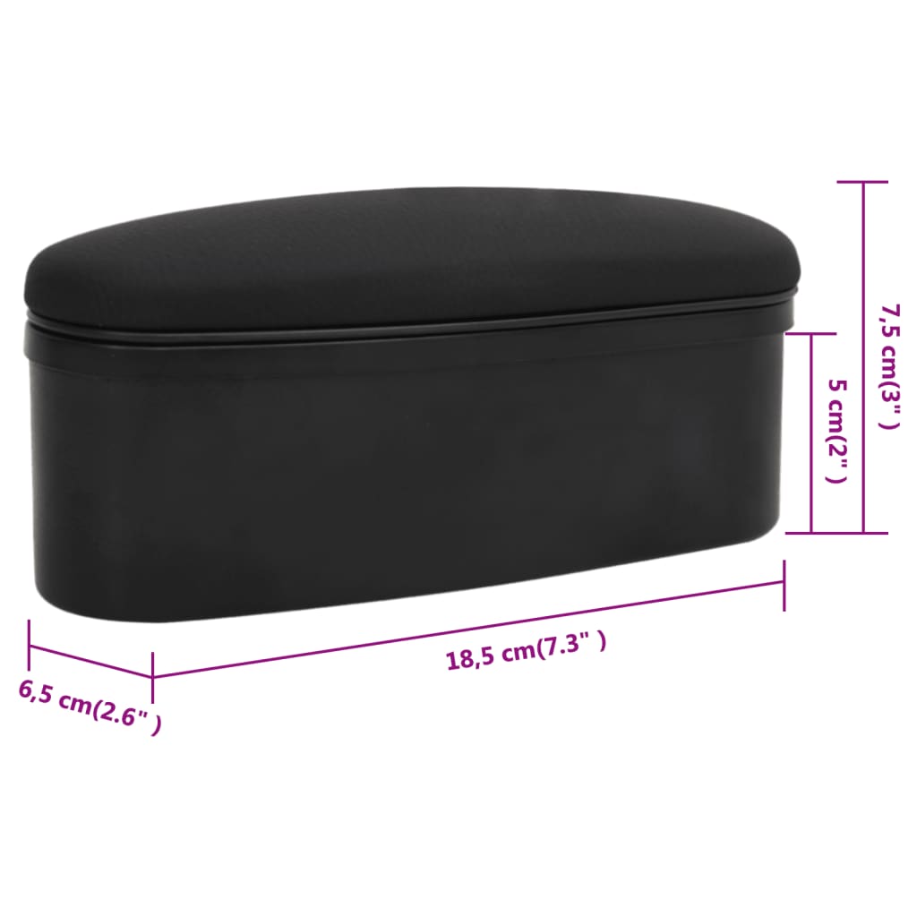 Motor Vehicle Seating Car Armrest Storage Box Universal 18.5X6.5X7.5 Cm Abs 18.5