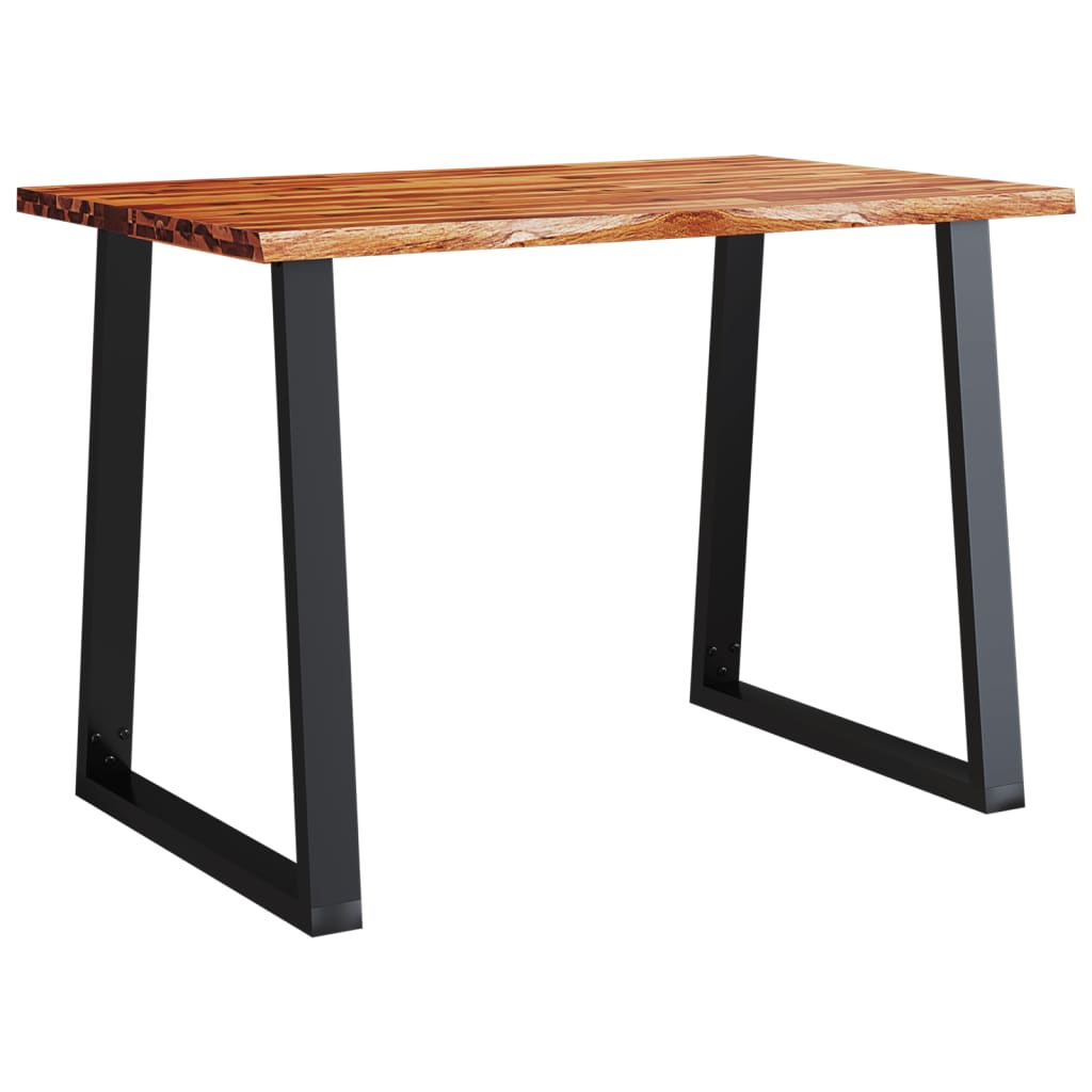 Dining Table With Live Edge Solid Wood Acacia