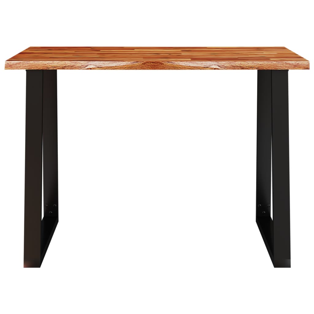 Dining Table With Live Edge Solid Wood Acacia