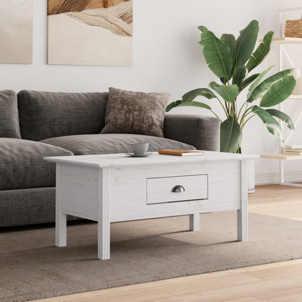 Coffee Table With Drawer Bodo 100 X 55 X 45.8 Cm