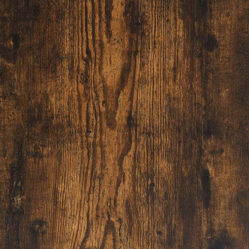 Coffee Table 100X50X35.5 Cm Engineered Wood black smoked oak grey sonoma metal 1