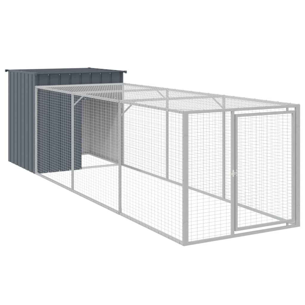 Small Animal Habitats & Cages Large Chicken Coop Cage Run Galvanised Steel Hen H