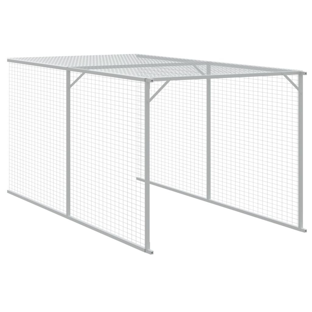 Small Animal Habitats & Cages Large Chicken Coop Cage Run Galvanised Steel Hen H