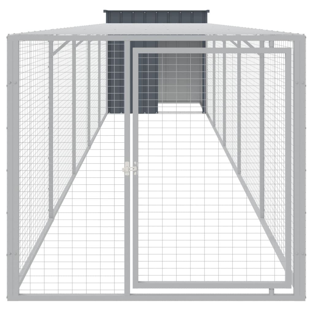 Small Animal Habitats & Cages Large Chicken Coop Cage Run Galvanised Steel Hen H