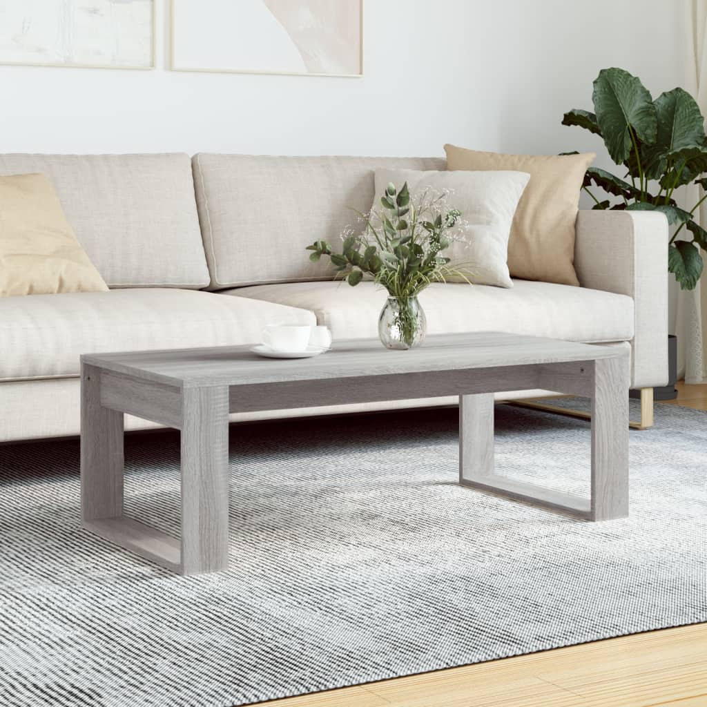 Coffee Table 102X50X35 Cm Engineered Wood