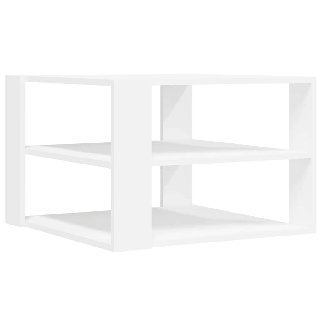 Coffee Table 58X58X40 Cm Engineered Wood Brown Oak Smoked Oak White Old Wood 58