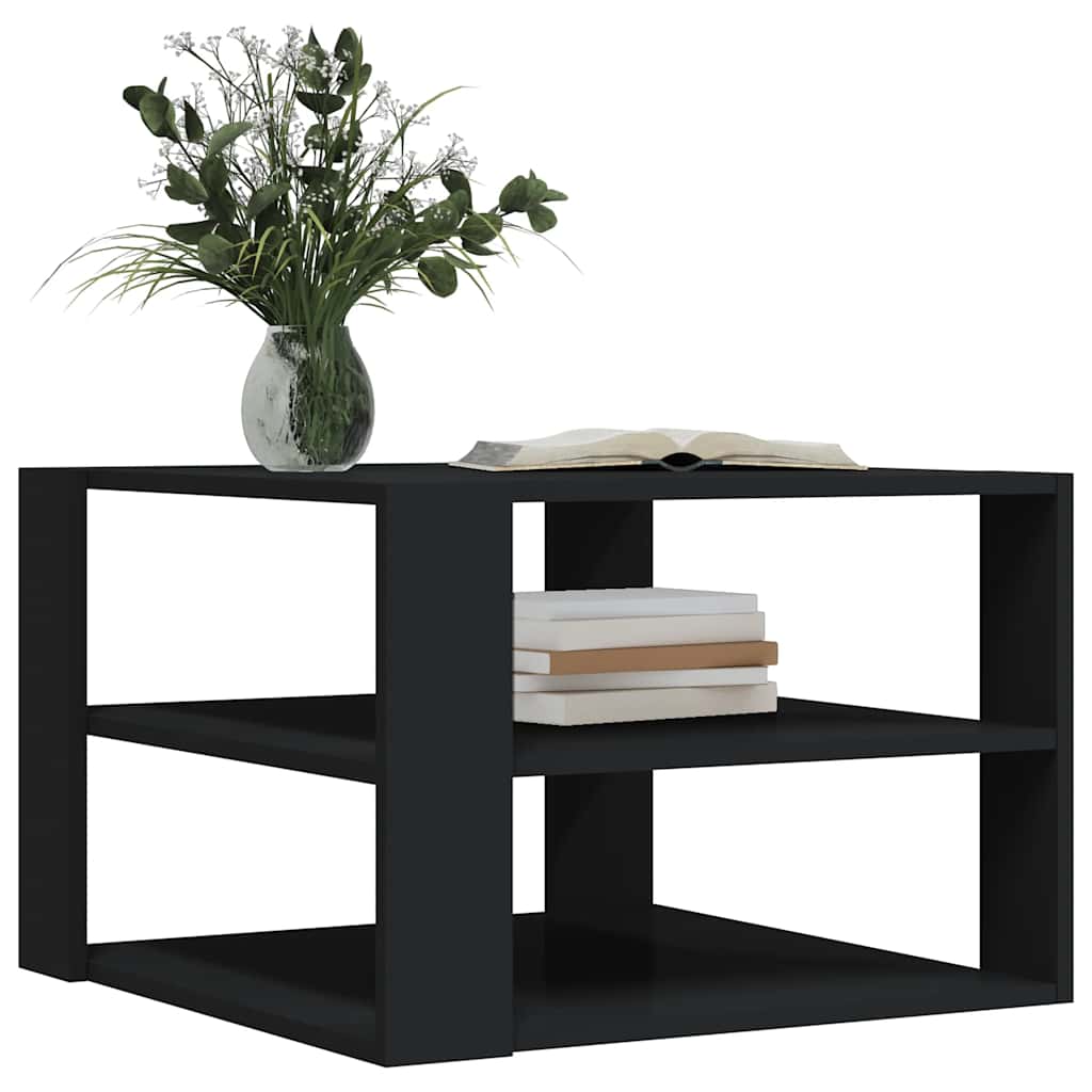 Coffee Table 58X58X40 Cm Engineered Wood Brown Oak Smoked Oak White Old Wood 58