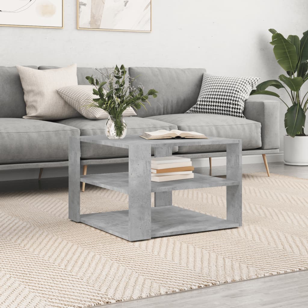 Coffee Table 58X58X40 Cm Engineered Wood