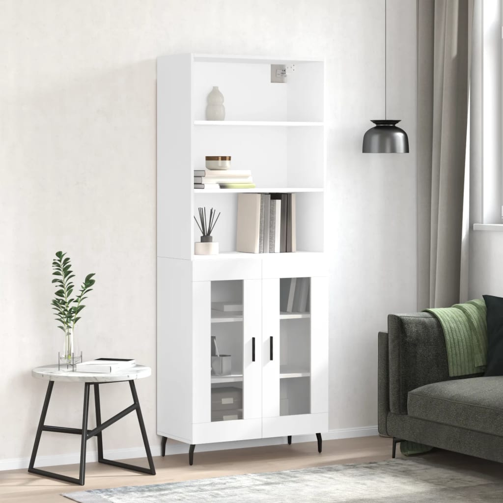 Highboard 69.5X32.5X180 Cm Engineered Wood