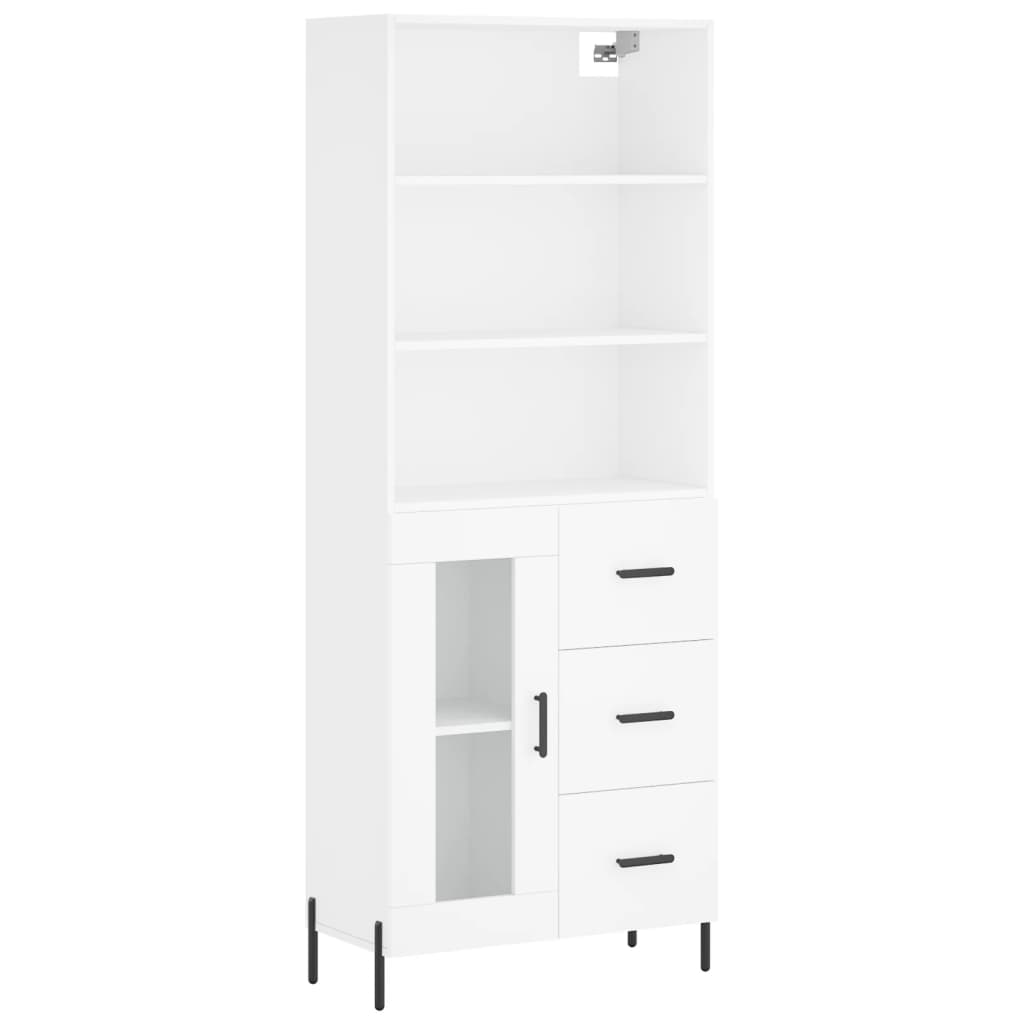 Highboard 69.5X34X180 Cm Engineered Wood
