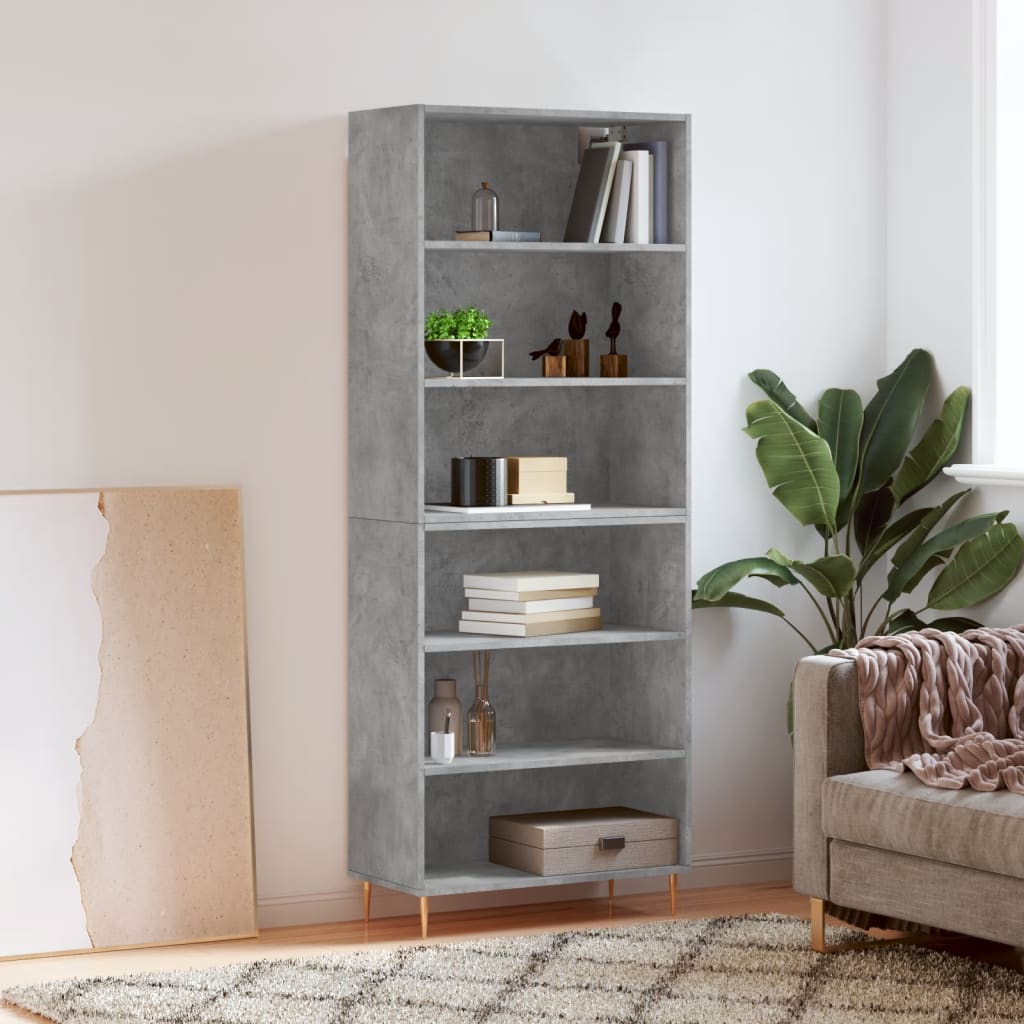 Highboard 69.5X34X180 Cm Engineered Wood