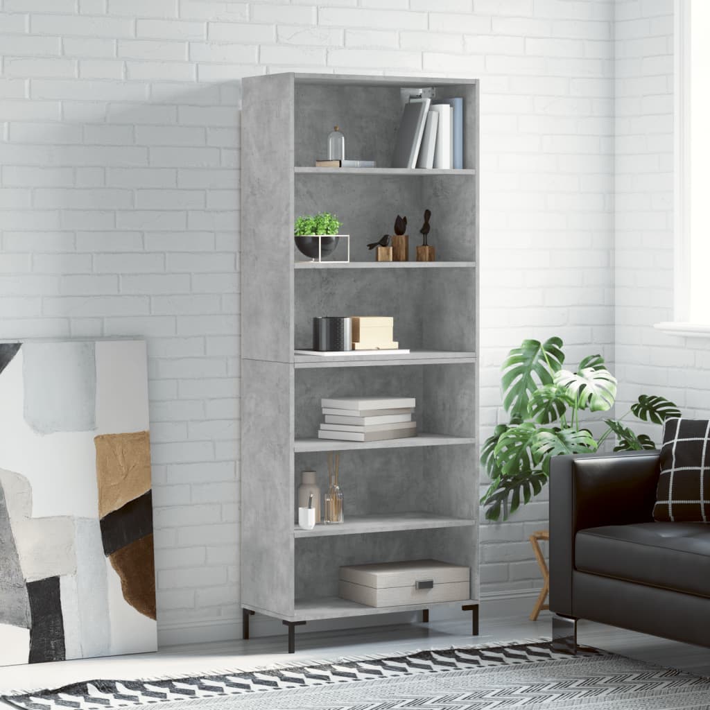 Highboard 69.5X34X180 Cm Engineered Wood