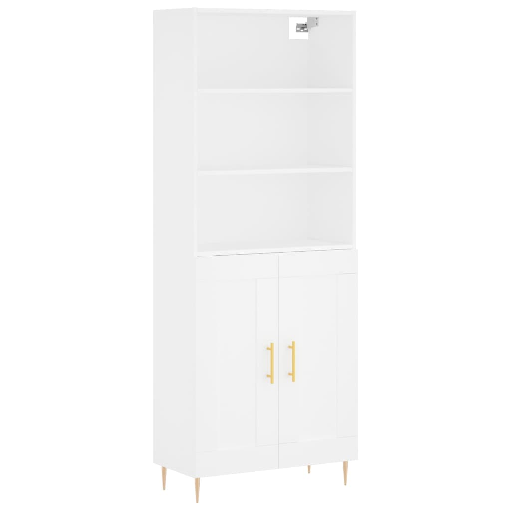 Highboard 69.5X34X180 Cm Engineered Wood