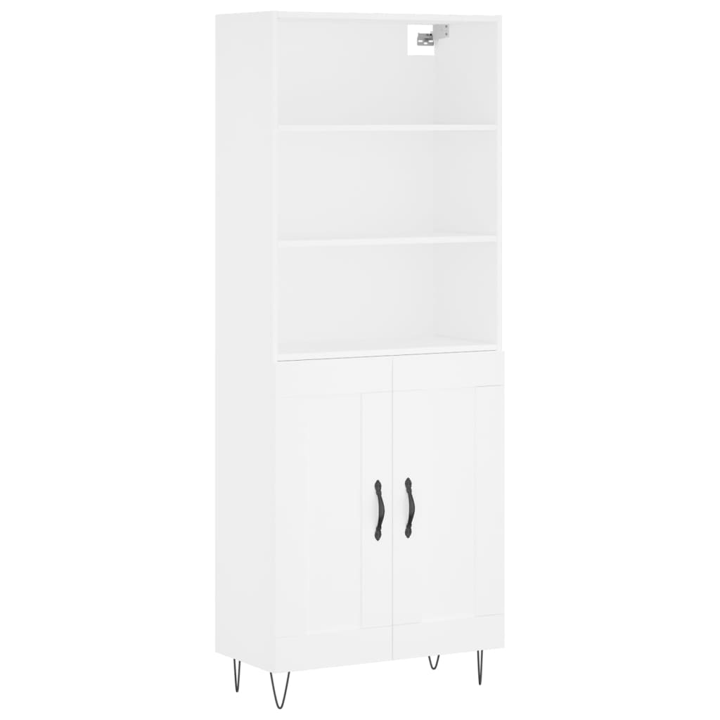 Highboard 69.5X34X180 Cm Engineered Wood