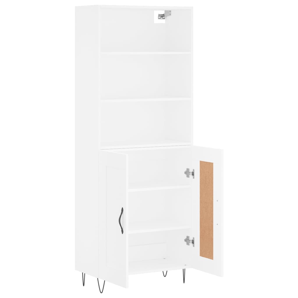 Highboard 69.5X34X180 Cm Engineered Wood