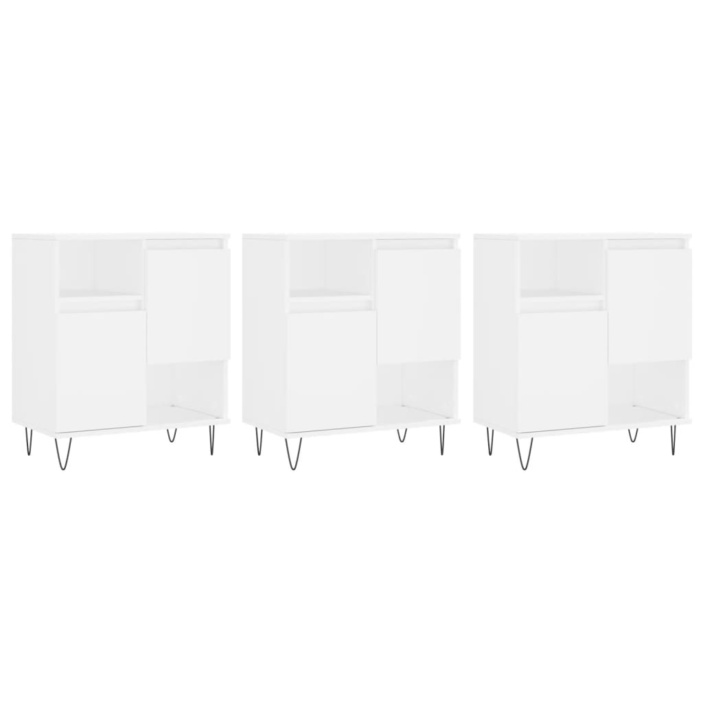 Sideboards 3 Pcs Engineered Wood