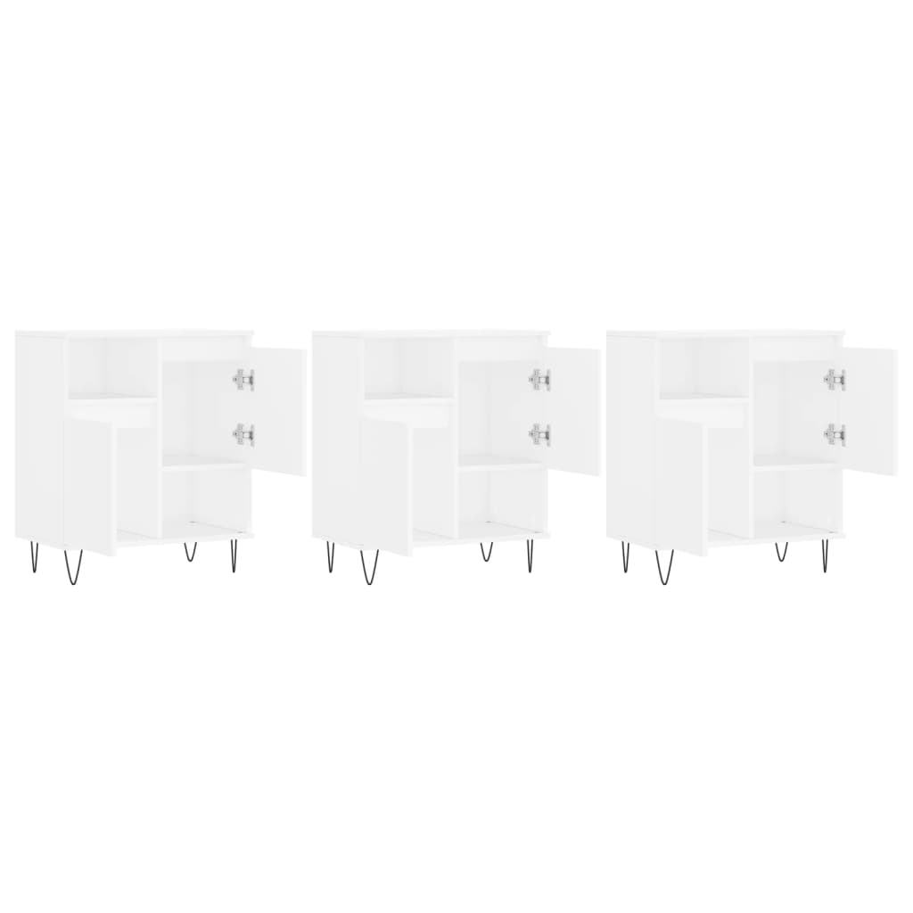 Sideboards 3 Pcs Engineered Wood