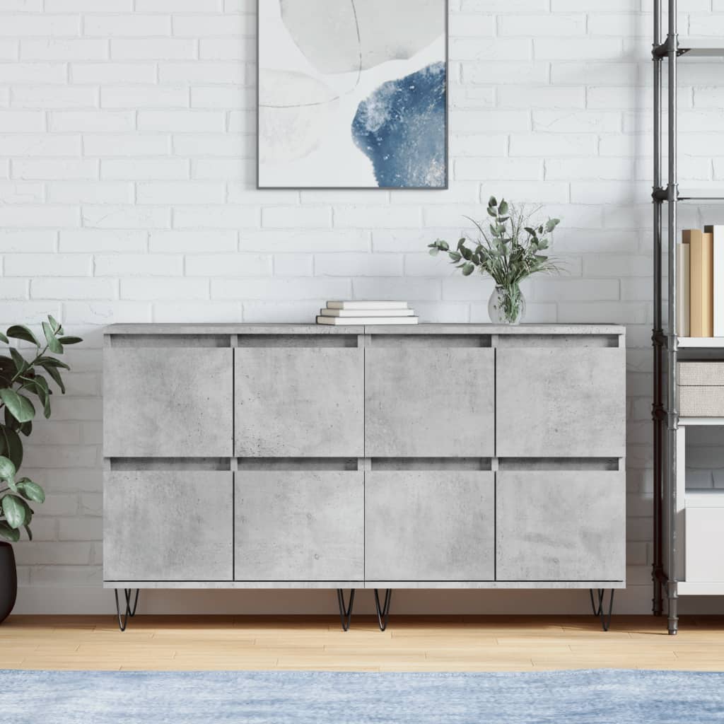 Sideboards 2 Pcs Engineered Wood