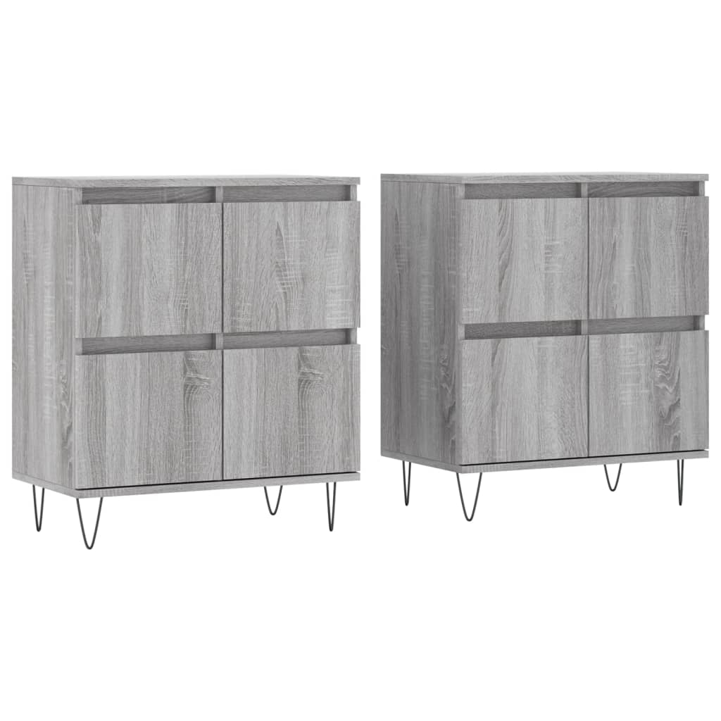 Sideboards 2 Pcs Engineered Wood