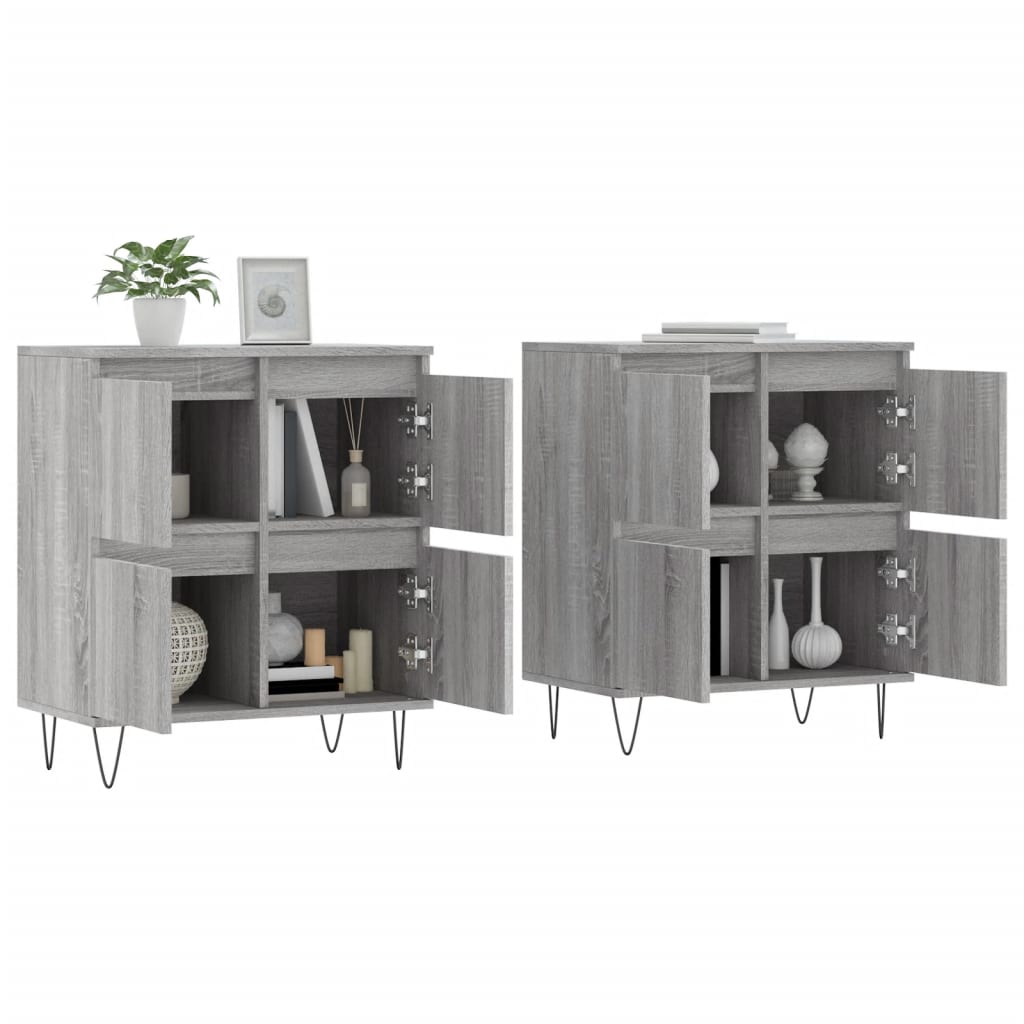 Sideboards 2 Pcs Engineered Wood