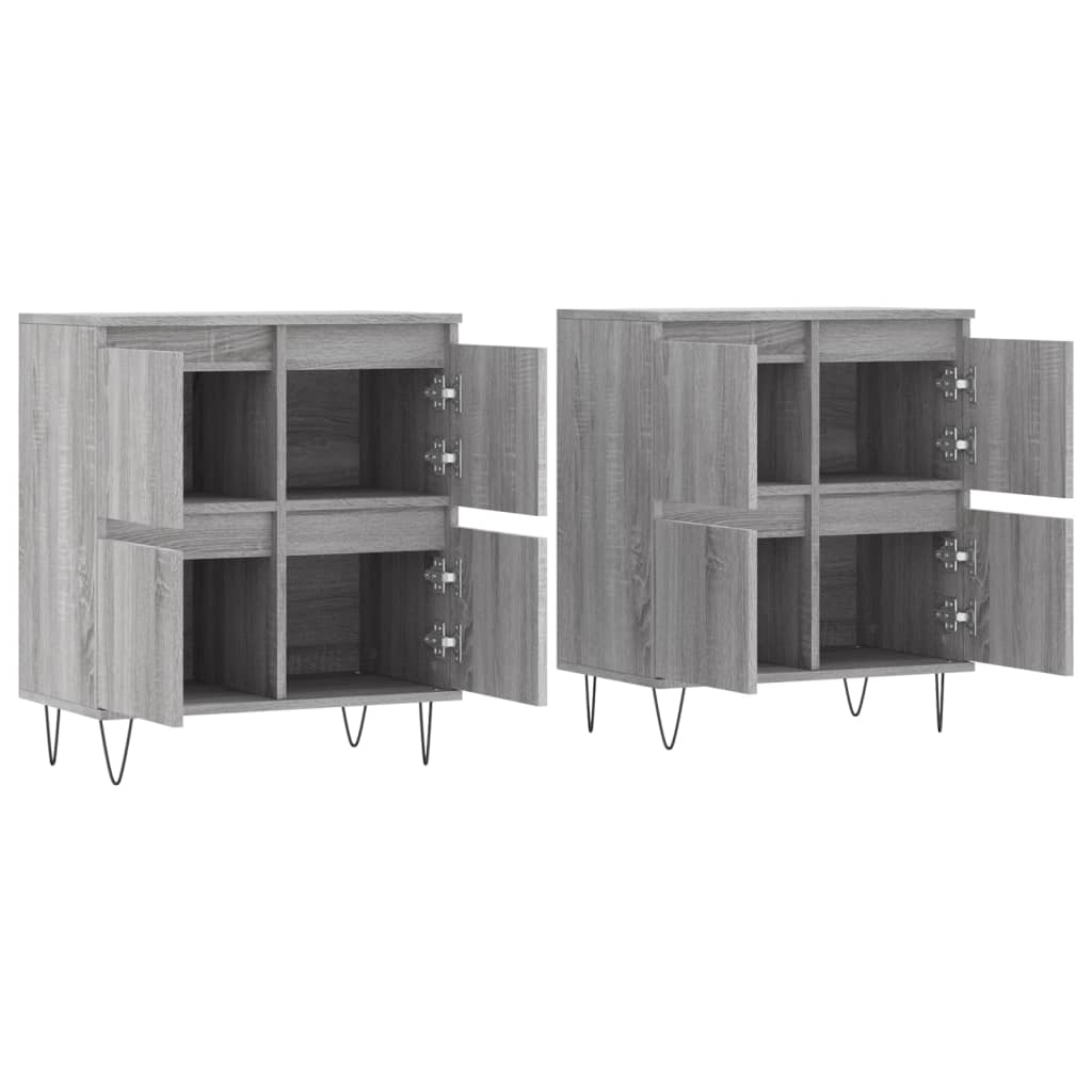 Sideboards 2 Pcs Engineered Wood
