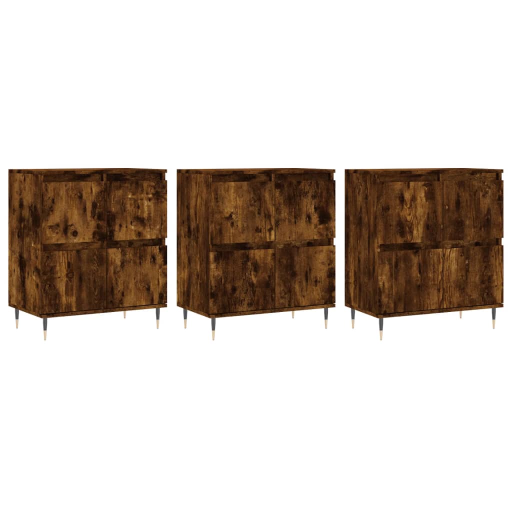 Sideboards 3 Pcs Engineered Wood