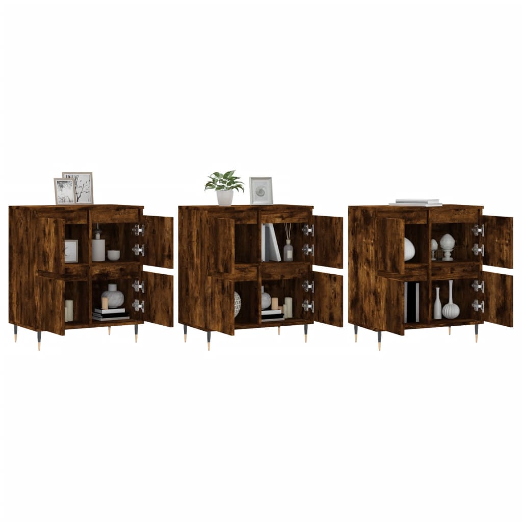 Sideboards 3 Pcs Engineered Wood