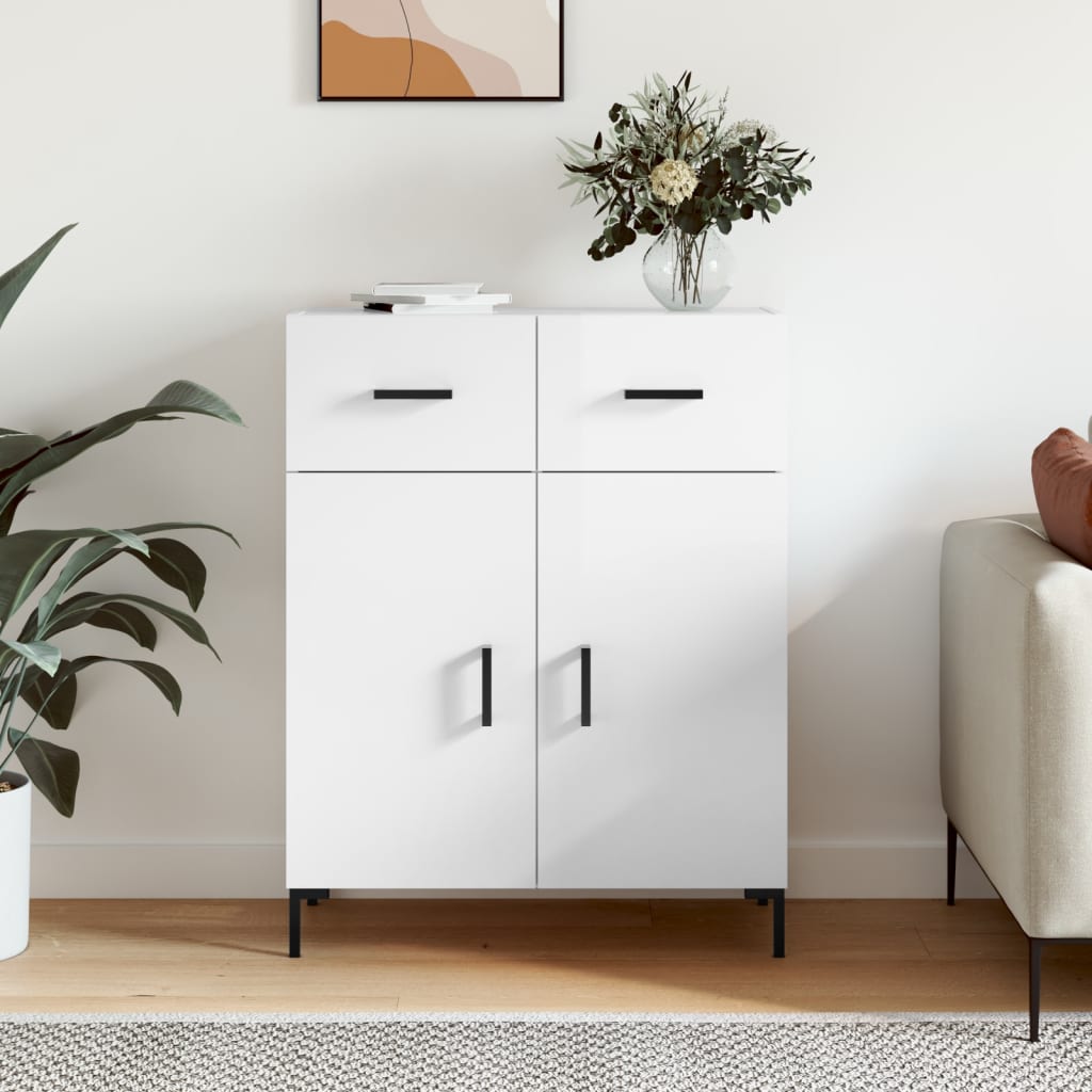 Sideboard 69.5 X 34 X 90 Cm Engineered Wood