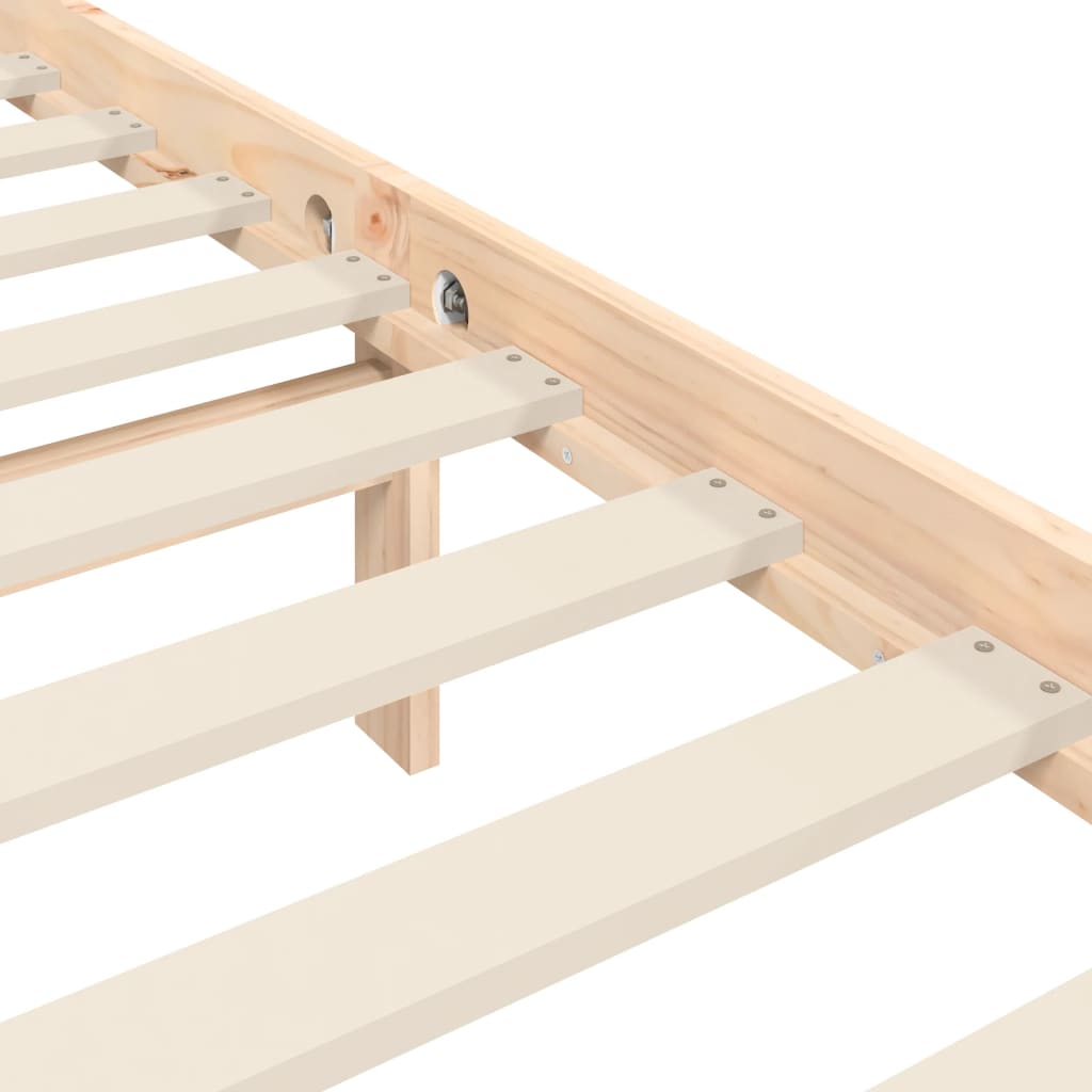 Bed Frame Without Mattress Small Single Solid Wood Pine