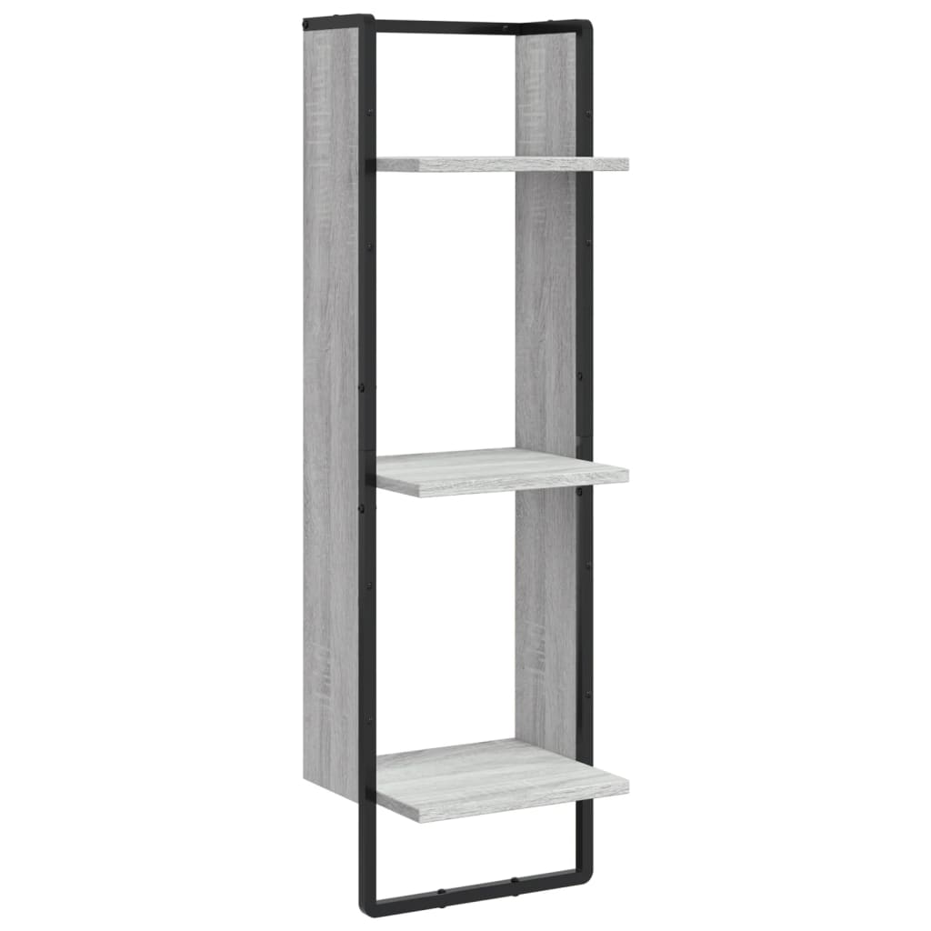 3-Tier Wall Shelf Engineered Wood