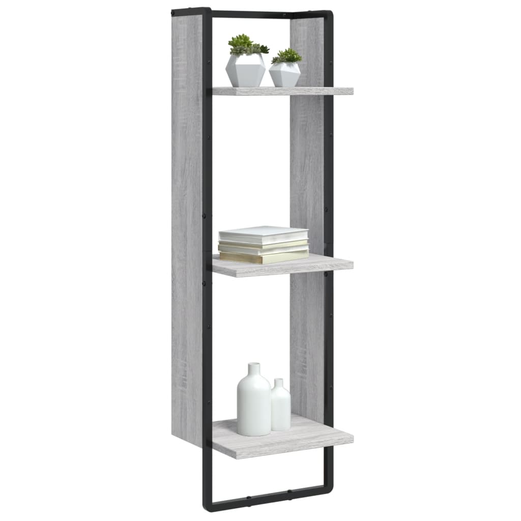 3-Tier Wall Shelf Engineered Wood