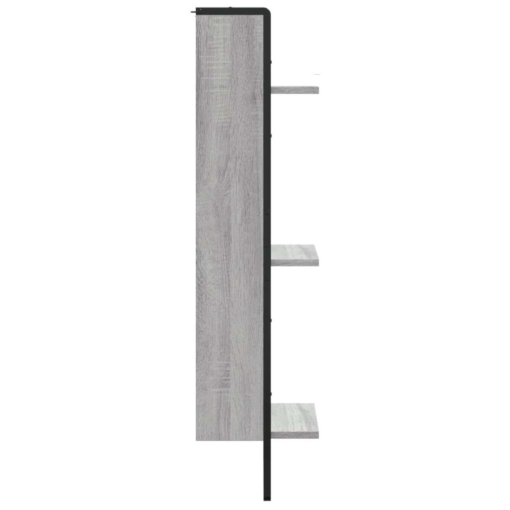 3-Tier Wall Shelf Engineered Wood
