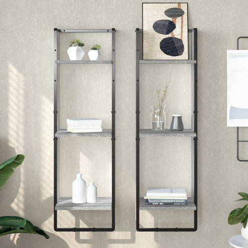 3-Tier Wall Shelf Engineered Wood