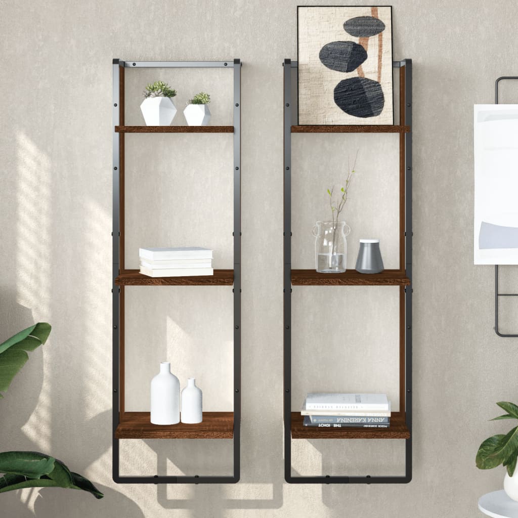 3-Tier Wall Shelf Engineered Wood