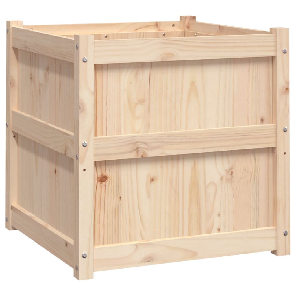 Garden Planters 2 Pcs Solid Wood Pine