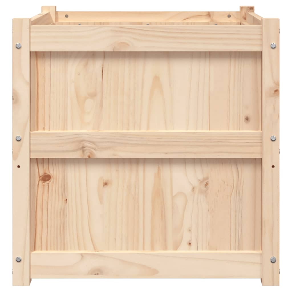 Garden Planters 2 Pcs Solid Wood Pine