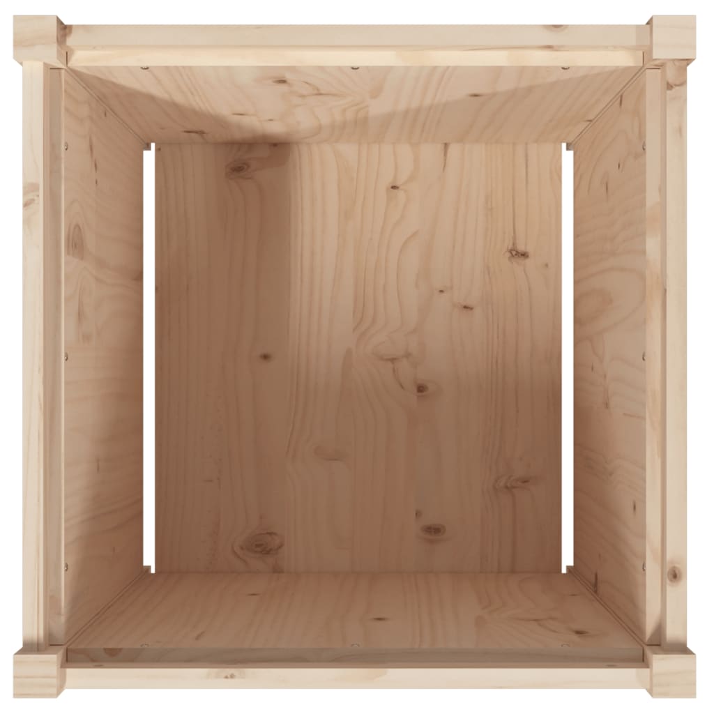 Garden Planters 2 Pcs Solid Wood Pine