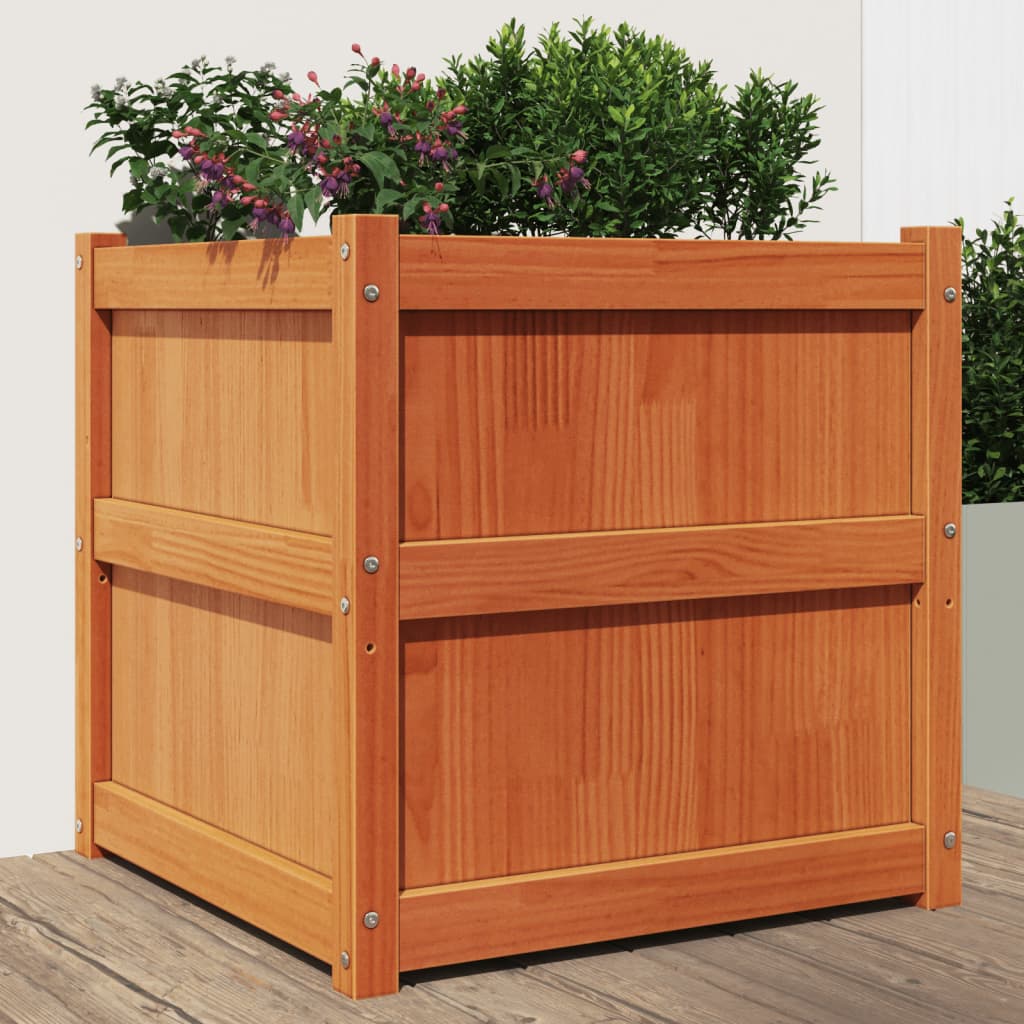 Garden Planter 60X60X60 Cm Solid Wood Douglas