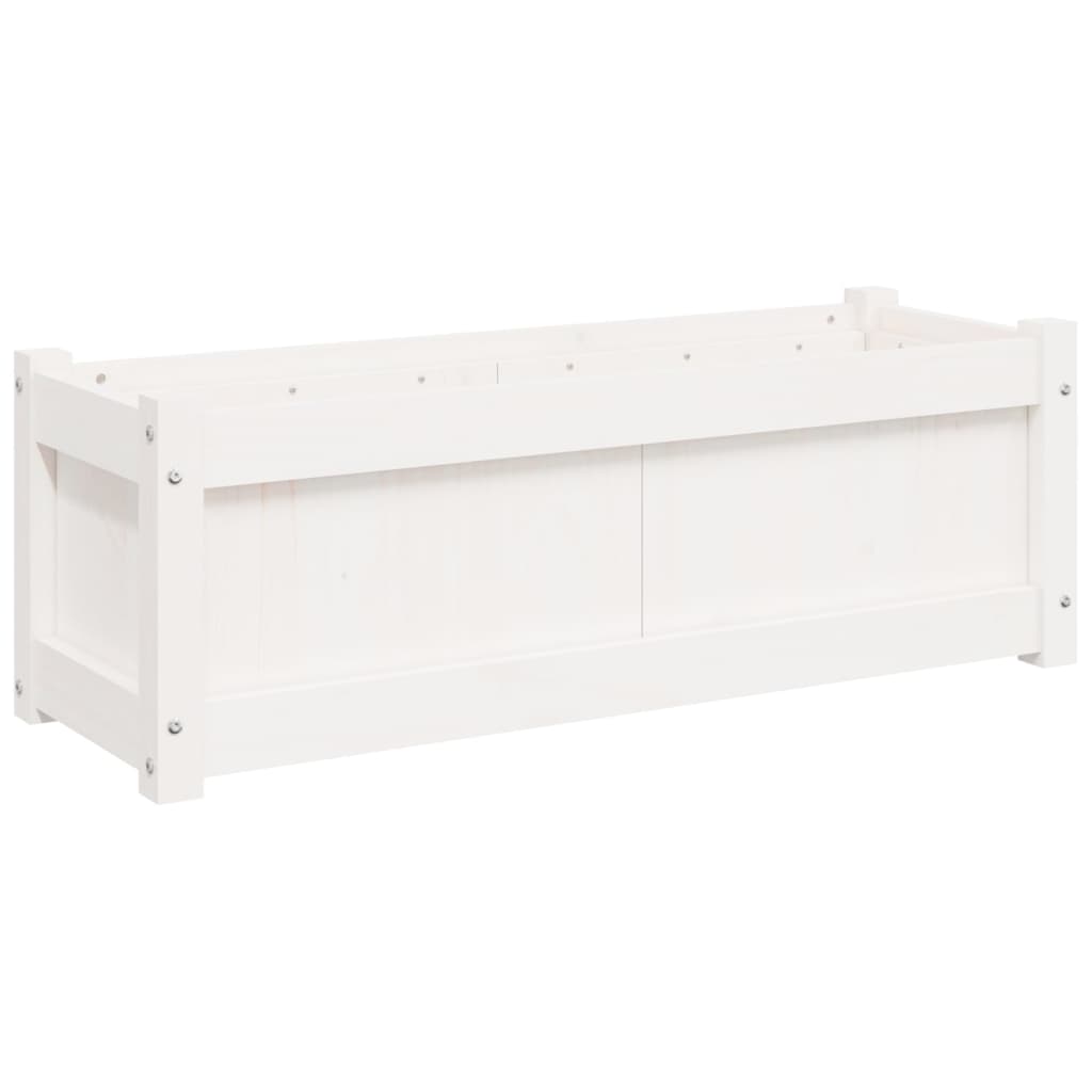 Garden Planters 2 Pcs Solid Wood Pine