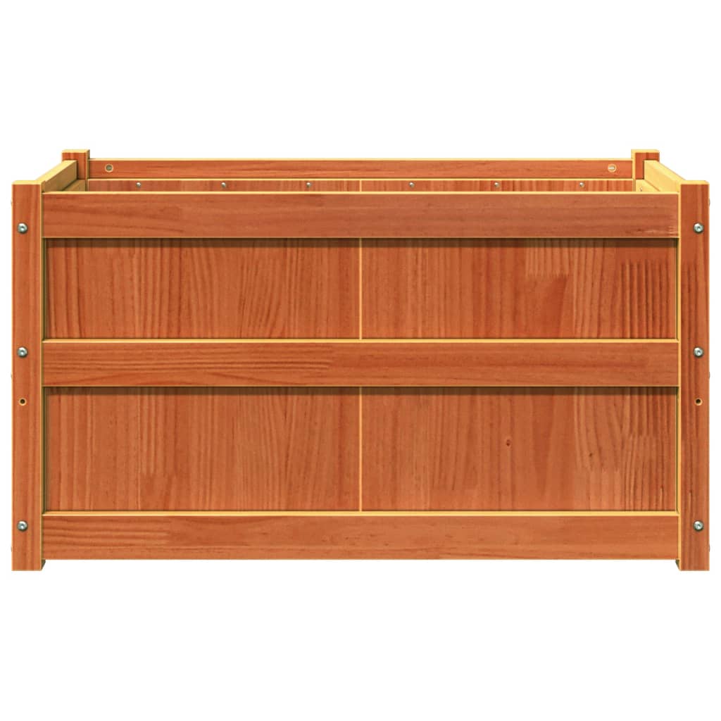 Garden Planter Wax 90X50X50 Cm Solid Wood Pine